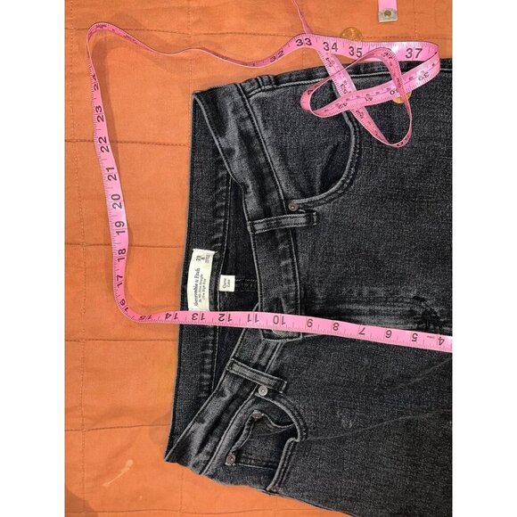 Abercrombie & Fitch THE 90'S Slim Straight Ultra High Rise Jeans Size 29 - Picture 7 of 10